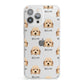 Lhasapoo Icon with Name iPhone 13 Pro Max Clear Bumper Case