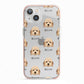 Lhasapoo Icon with Name iPhone 13 TPU Impact Case with Pink Edges