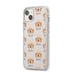 Lhasapoo Icon with Name iPhone 14 Plus Clear Tough Case Starlight Angled Image