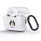 Lhasapoo Personalised AirPods Pro Glitter Case Side Image