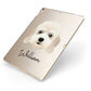 Lhasapoo Personalised Apple iPad Case on Gold iPad Side View