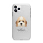Lhasapoo Personalised Apple iPhone 11 Pro Max in Silver with Bumper Case