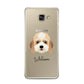 Lhasapoo Personalised Samsung Galaxy A3 2016 Case on gold phone