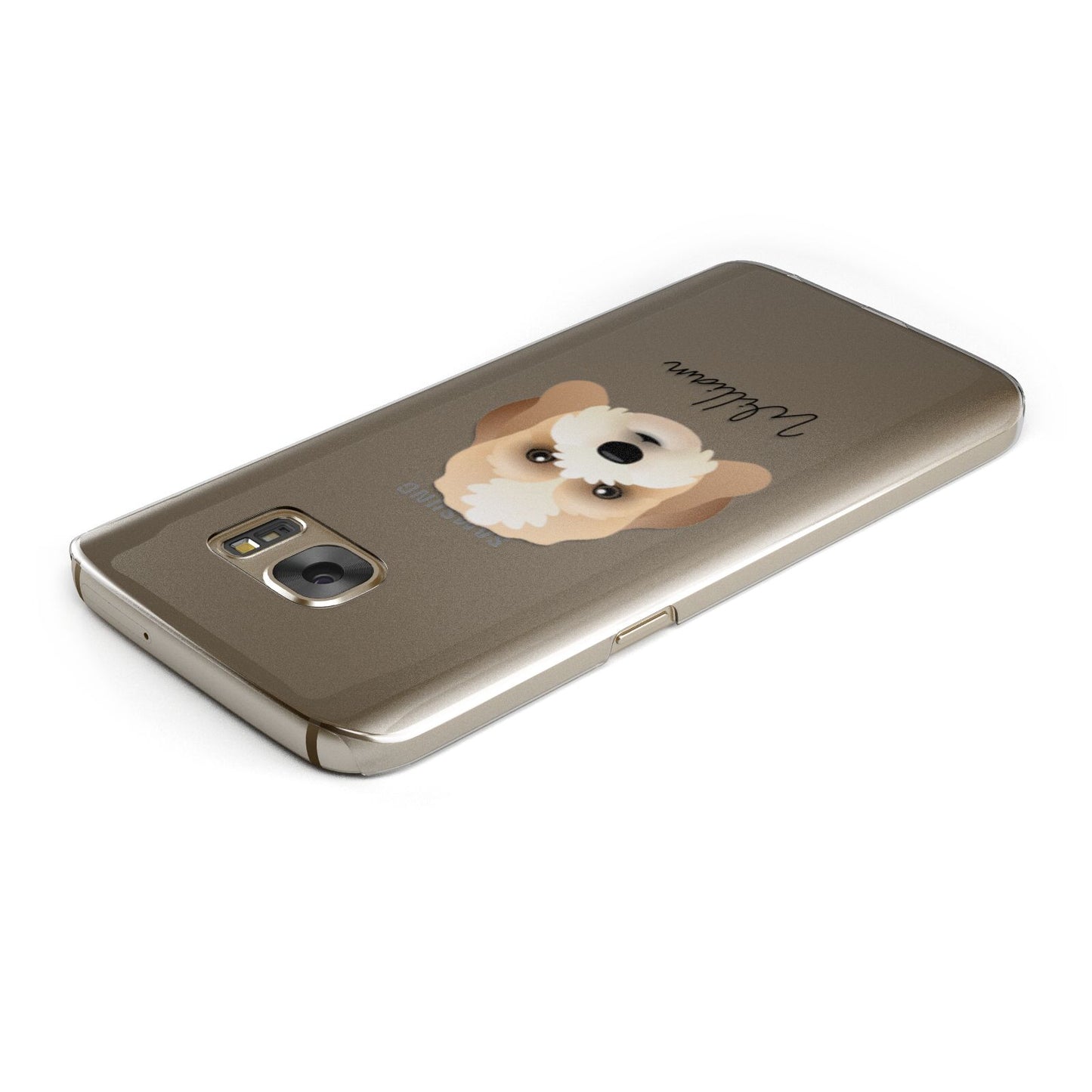 Lhasapoo Personalised Samsung Galaxy Case Top Cutout