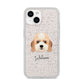 Lhasapoo Personalised iPhone 14 Glitter Tough Case Starlight