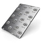 Lhatese Icon with Name Apple iPad Case on Grey iPad Side View