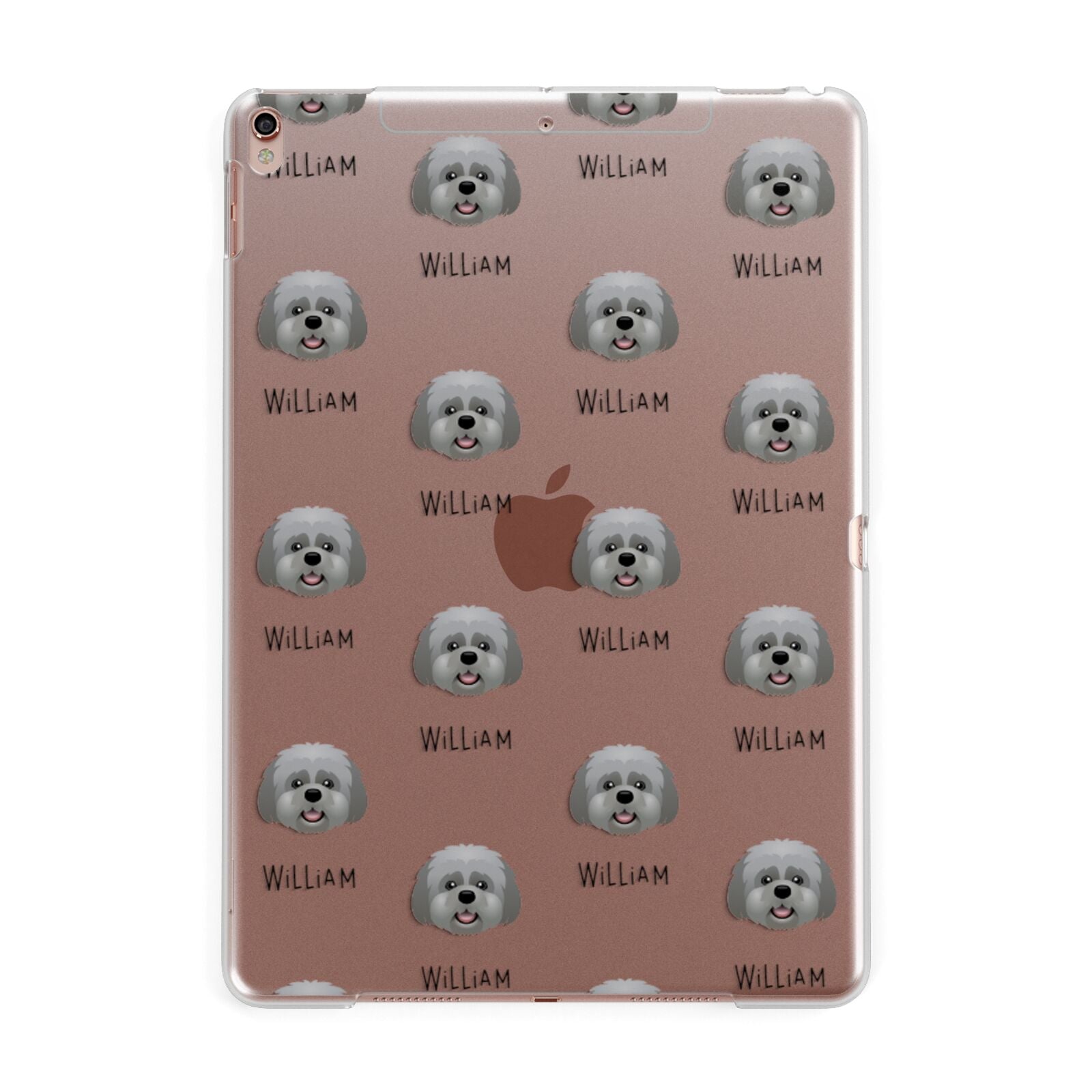 Lhatese Icon with Name Apple iPad Rose Gold Case