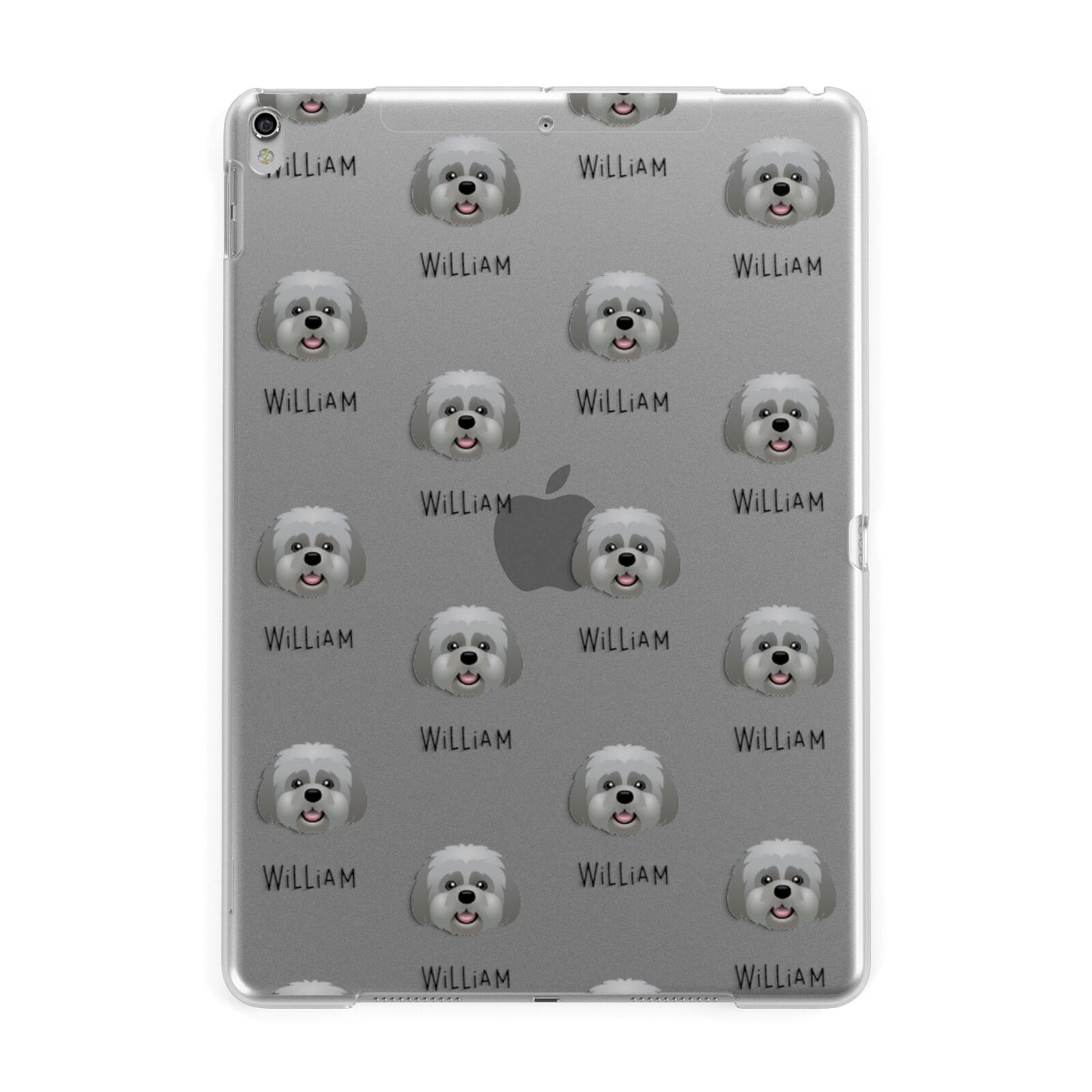 Lhatese Icon with Name Apple iPad Silver Case