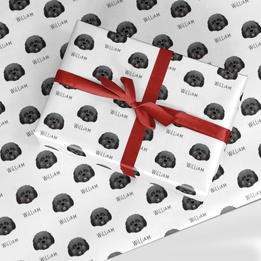 Lhatese Icon with Name Custom Wrapping Paper