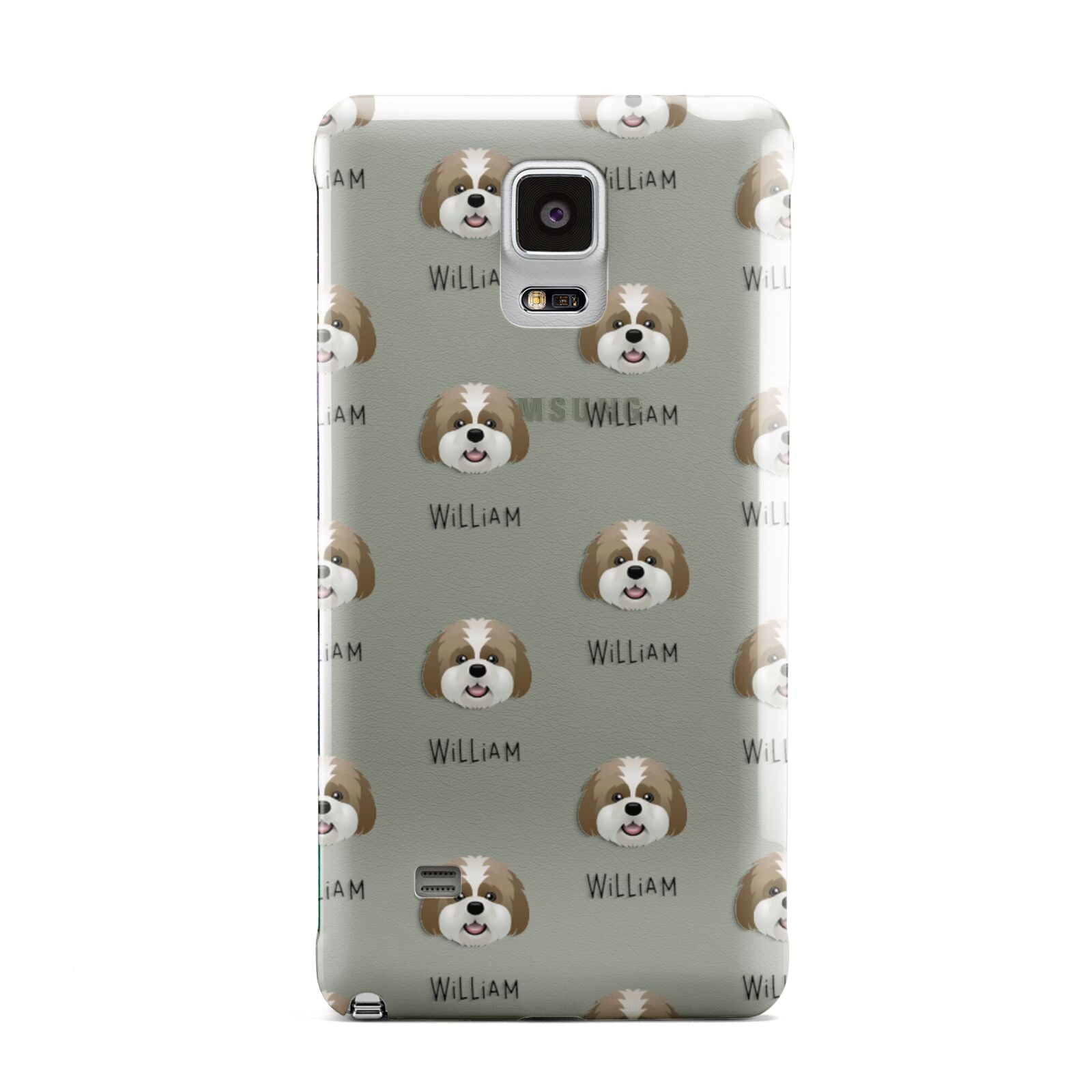 Lhatese Icon with Name Samsung Galaxy Note 4 Case