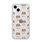 Lhatese Icon with Name iPhone 14 Clear Tough Case Starlight