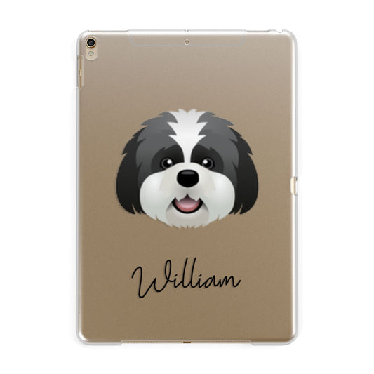 Lhatese Personalised Apple iPad Gold Case