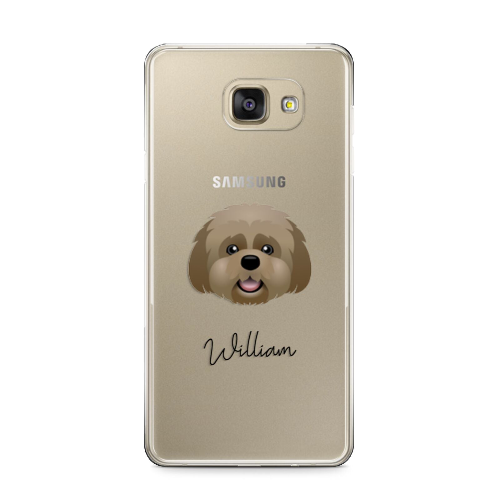 Lhatese Personalised Samsung Galaxy A9 2016 Case on gold phone