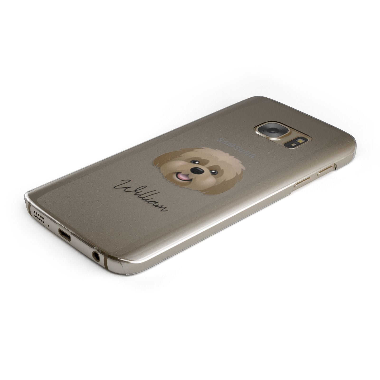 Lhatese Personalised Samsung Galaxy Case Bottom Cutout