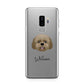 Lhatese Personalised Samsung Galaxy S9 Plus Case on Silver phone