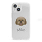Lhatese Personalised iPhone 13 Mini Clear Bumper Case