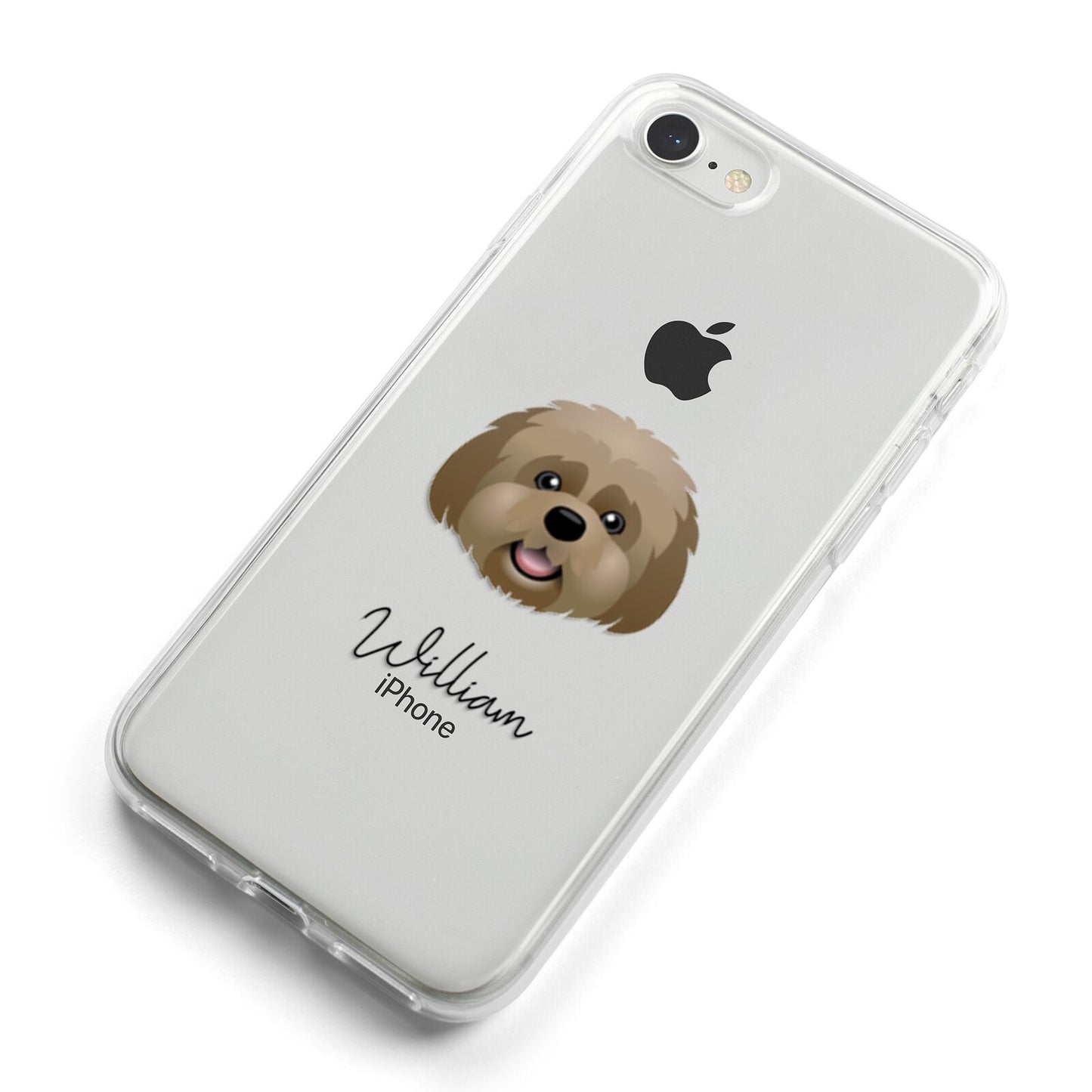 Lhatese Personalised iPhone 8 Bumper Case on Silver iPhone Alternative Image