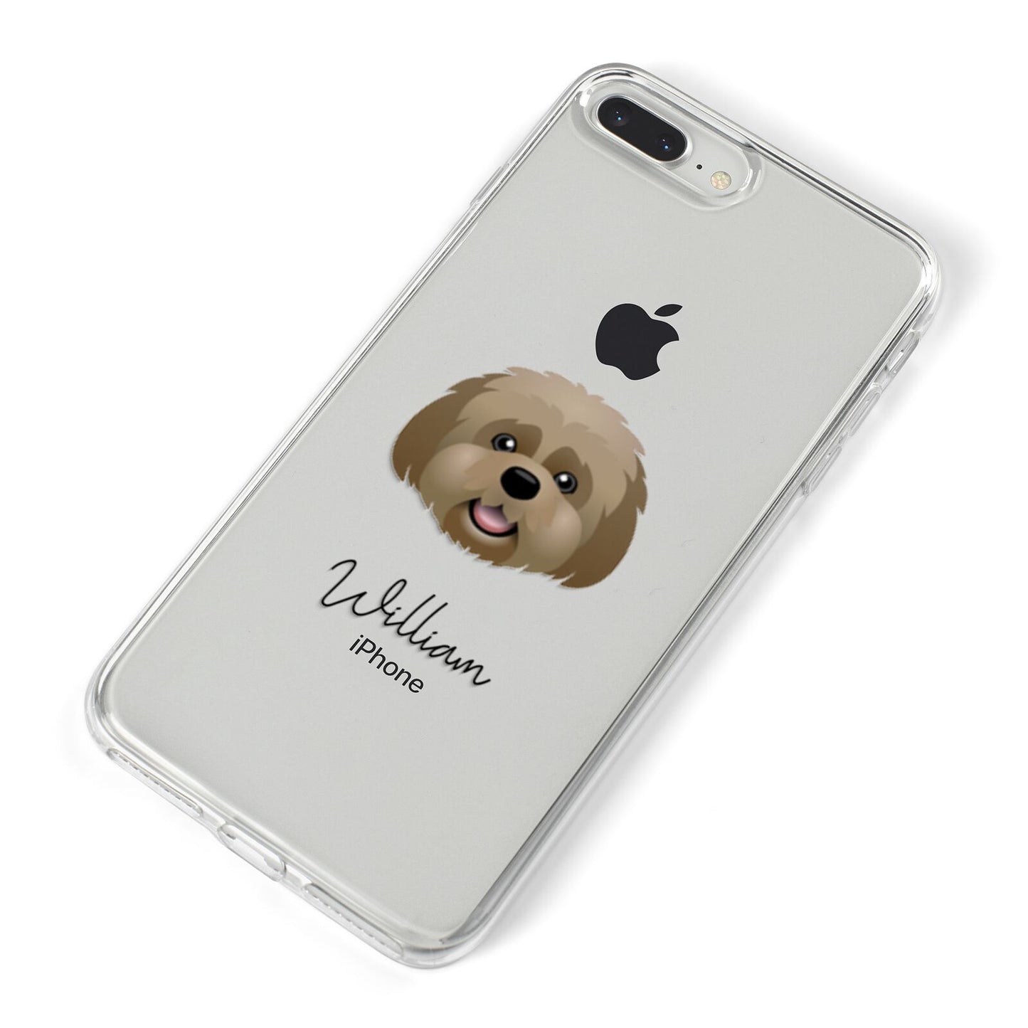 Lhatese Personalised iPhone 8 Plus Bumper Case on Silver iPhone Alternative Image