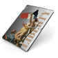 Liberty Apple iPad Case on Grey iPad Side View