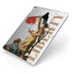 Liberty Apple iPad Case on Silver iPad Side View