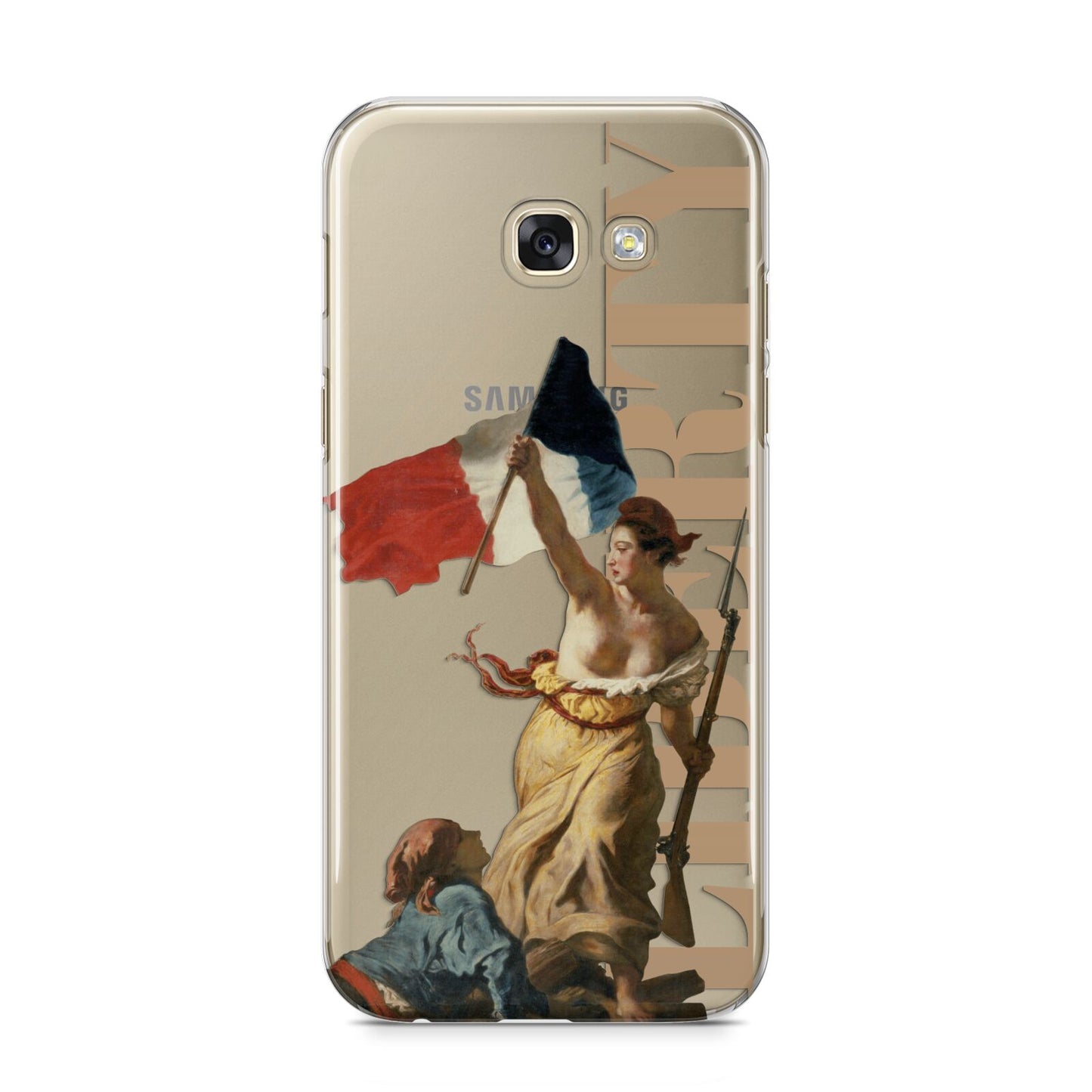 Liberty Samsung Galaxy A5 2017 Case on gold phone