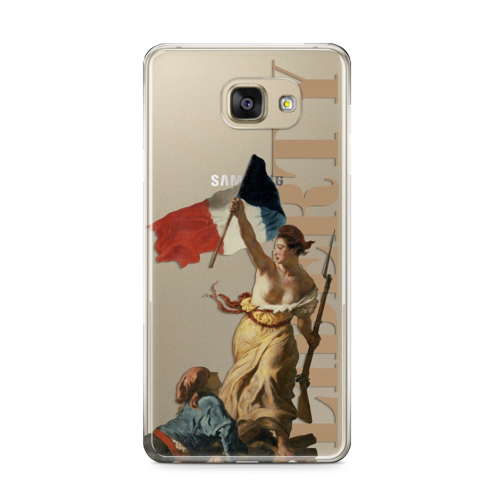 Liberty Samsung Galaxy A9 2016 Case on gold phone