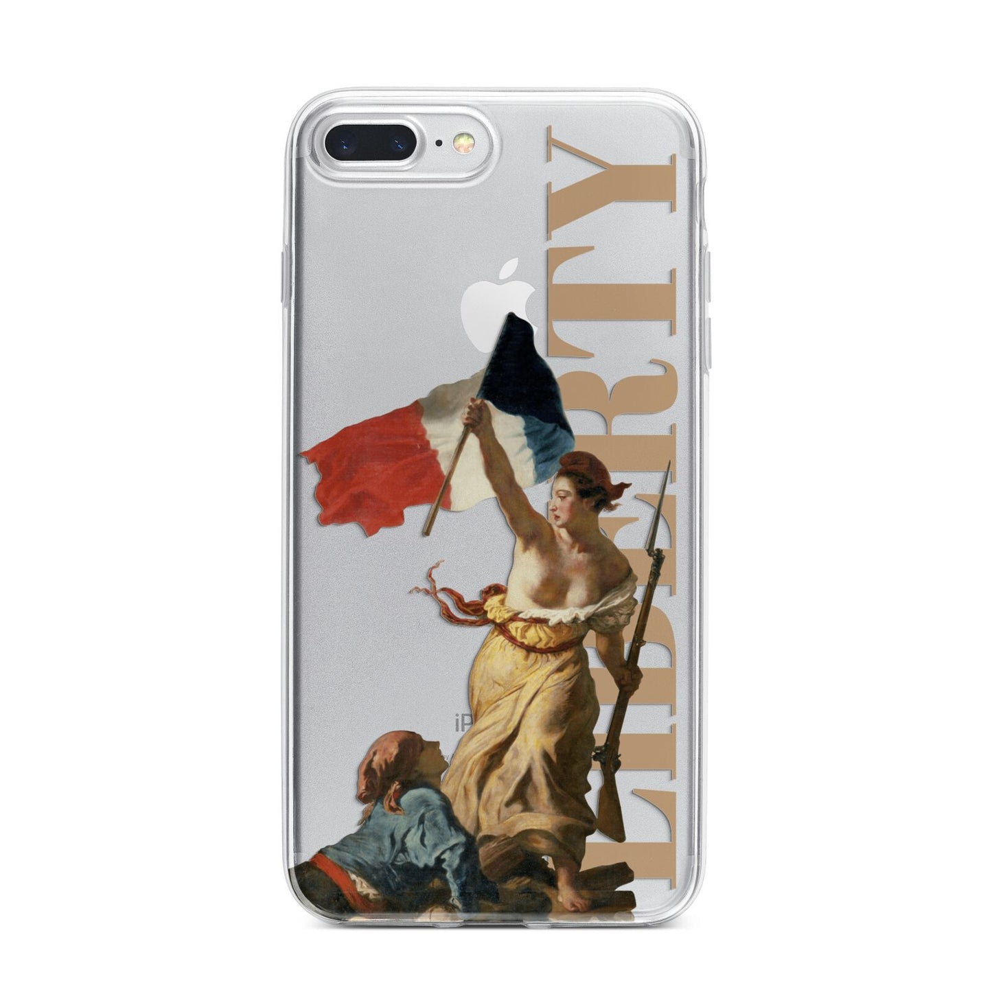 Liberty iPhone 7 Plus Bumper Case on Silver iPhone