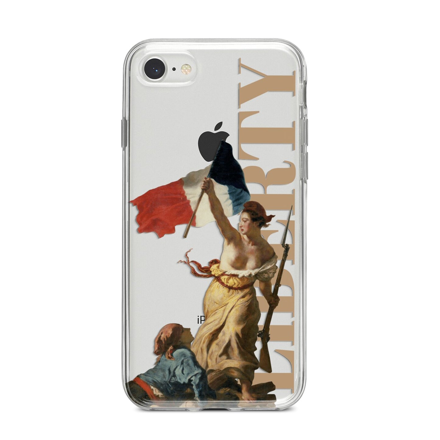 Liberty iPhone 8 Bumper Case on Silver iPhone