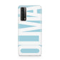Light Blue with Bold White Name Huawei P Smart 2021
