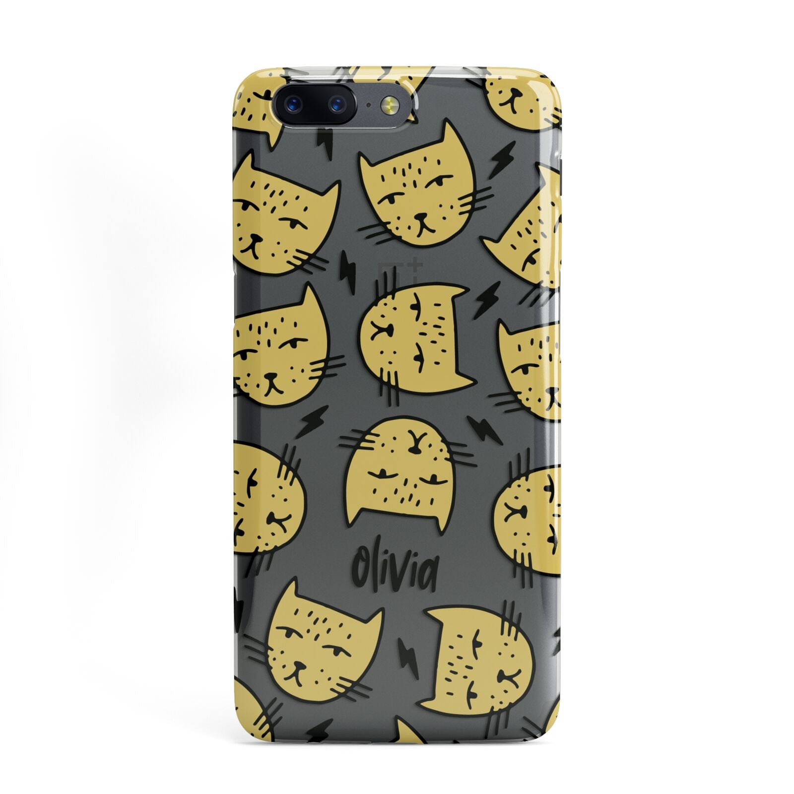 Lightning Cat Face Custom OnePlus Case