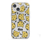 Lightning Cat Face Custom iPhone 13 Mini TPU Impact Case with White Edges