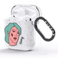 Lightning Fang Face Custom AirPods Glitter Case Side Image