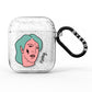 Lightning Fang Face Custom AirPods Glitter Case