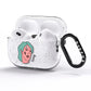 Lightning Fang Face Custom AirPods Pro Glitter Case Side Image