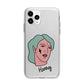 Lightning Fang Face Custom Apple iPhone 11 Pro in Silver with Bumper Case