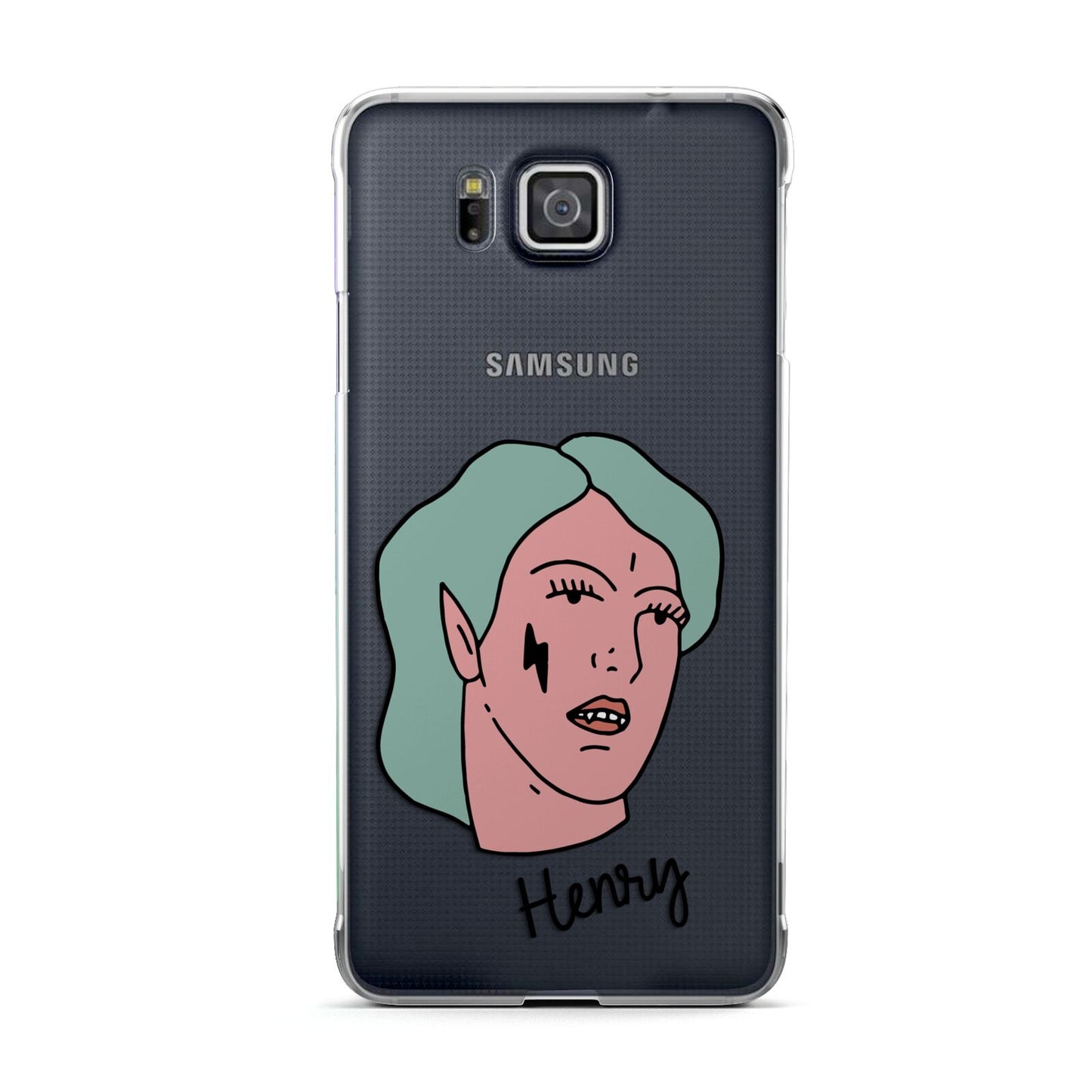 Lightning Fang Face Custom Samsung Galaxy Alpha Case