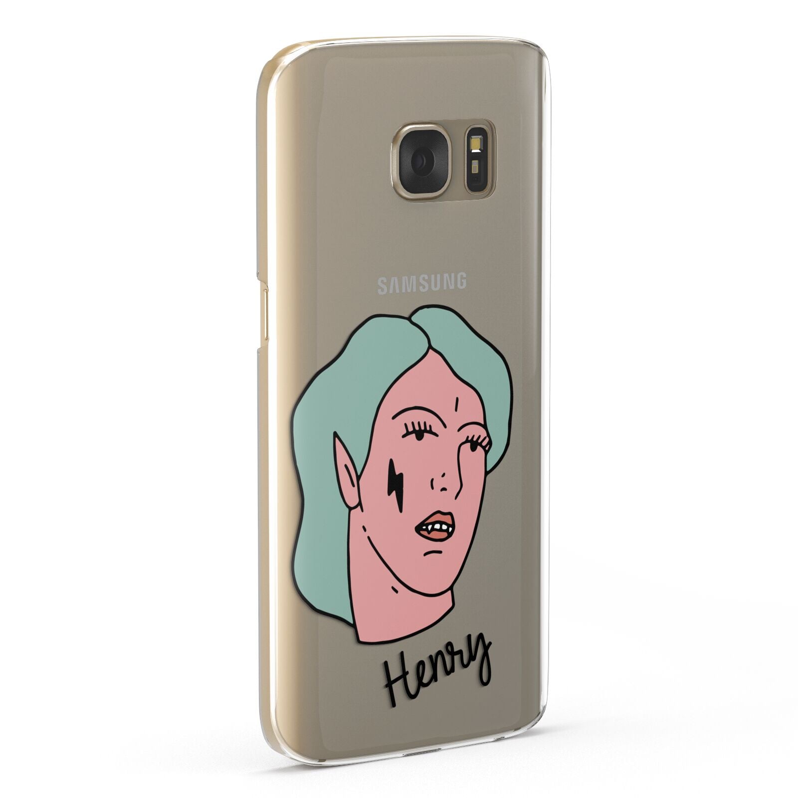 Lightning Fang Face Custom Samsung Galaxy Case Fourty Five Degrees
