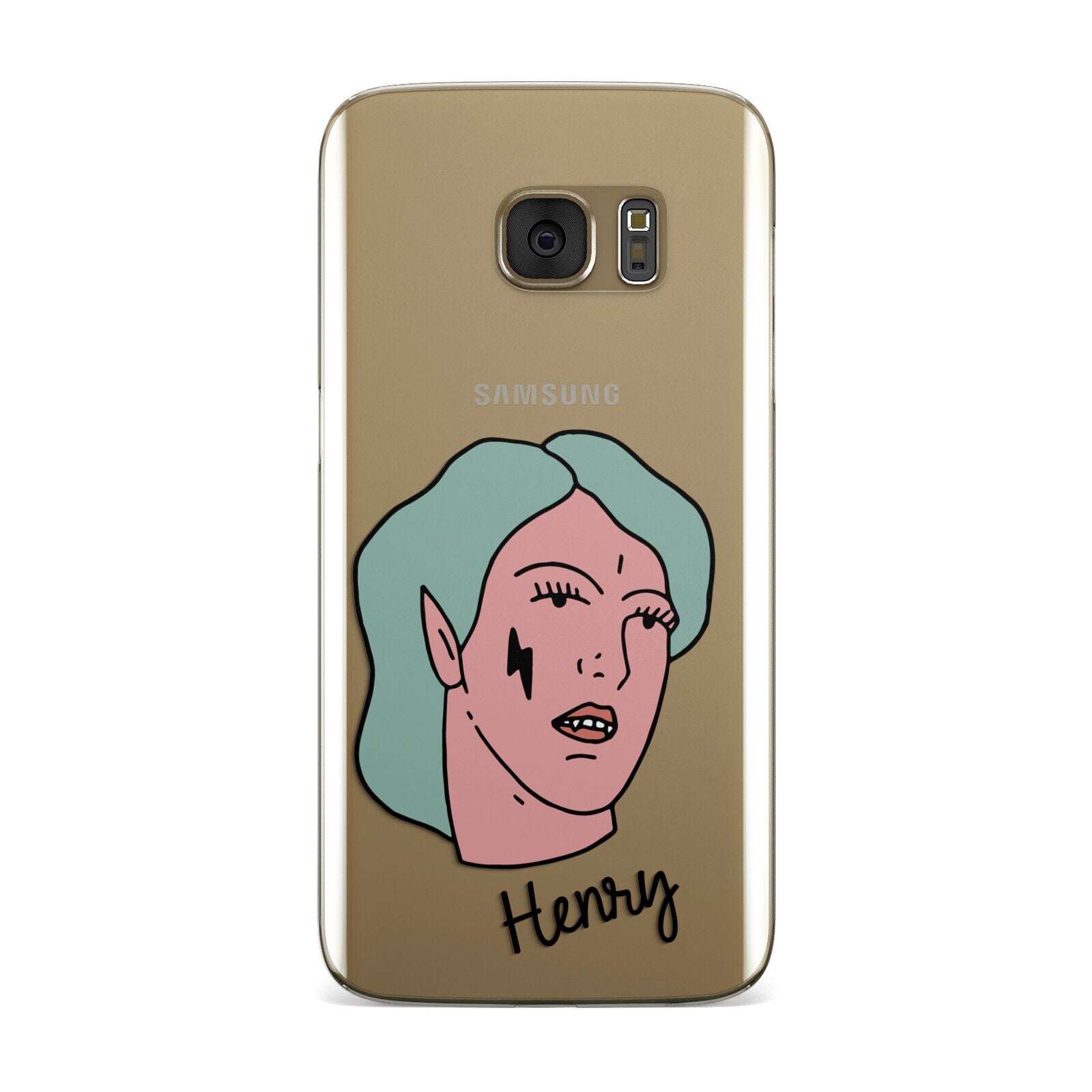 Lightning Fang Face Custom Samsung Galaxy Case