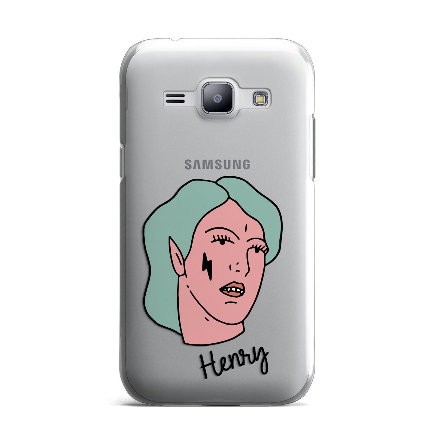 Lightning Fang Face Custom Samsung Galaxy J1 2015 Case