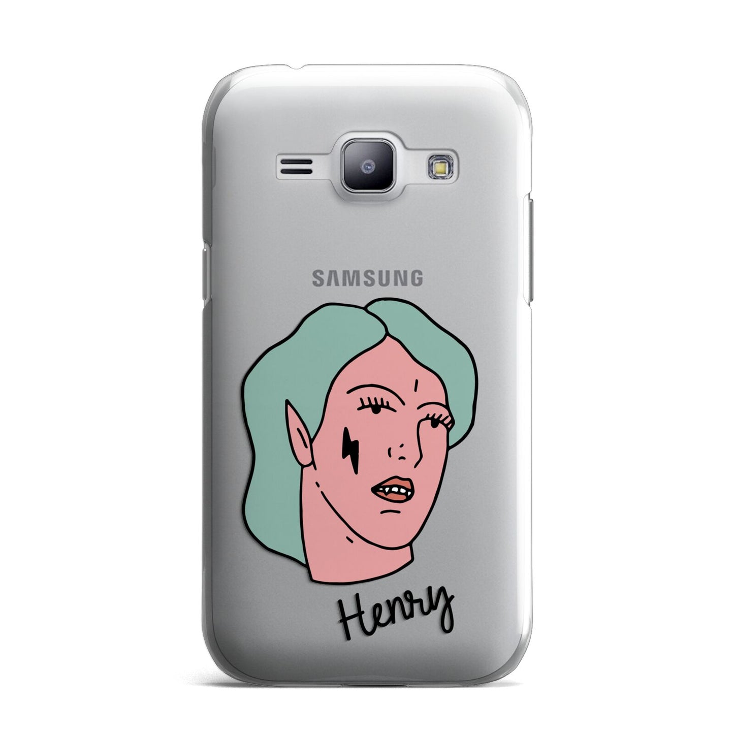 Lightning Fang Face Custom Samsung Galaxy J1 2015 Case