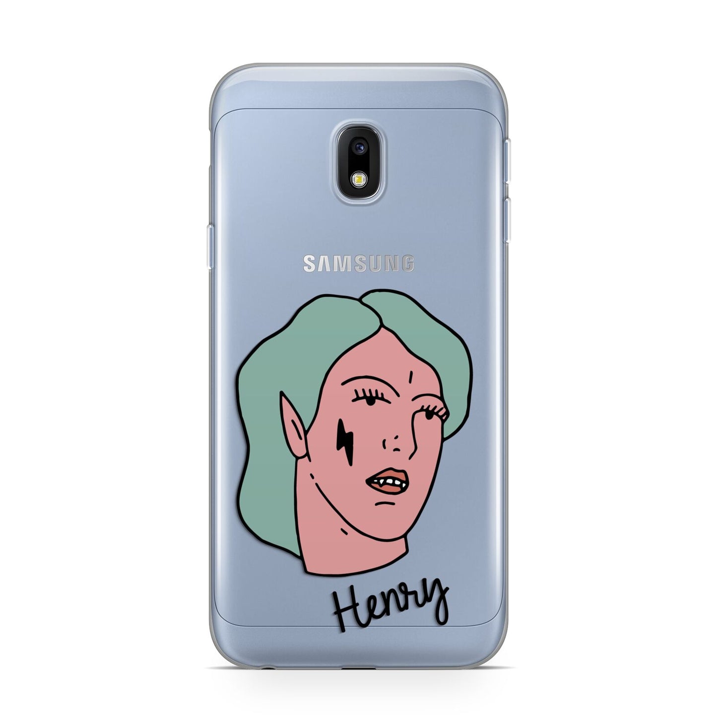 Lightning Fang Face Custom Samsung Galaxy J3 2017 Case