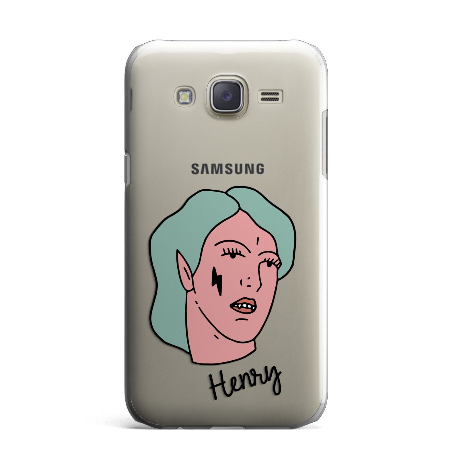 Lightning Fang Face Custom Samsung Galaxy J7 Case