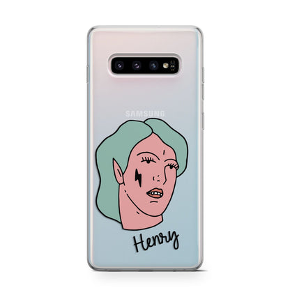Lightning Fang Face Custom Samsung Galaxy S10 Case