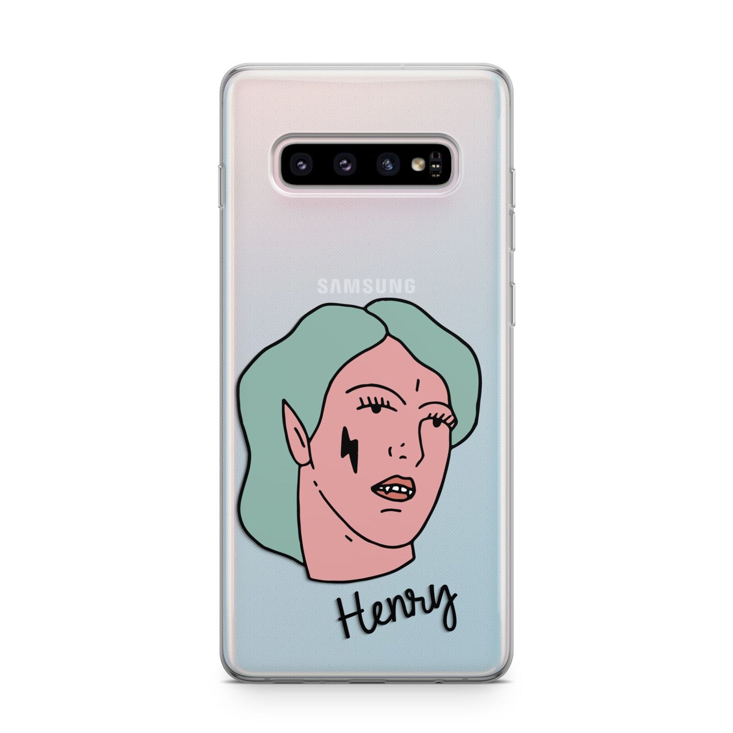 Lightning Fang Face Custom Samsung Galaxy S10 Plus Case