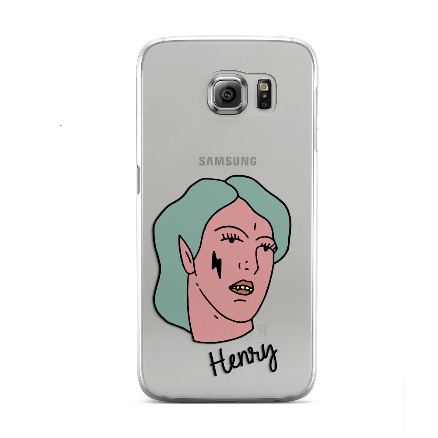Lightning Fang Face Custom Samsung Galaxy S6 Case