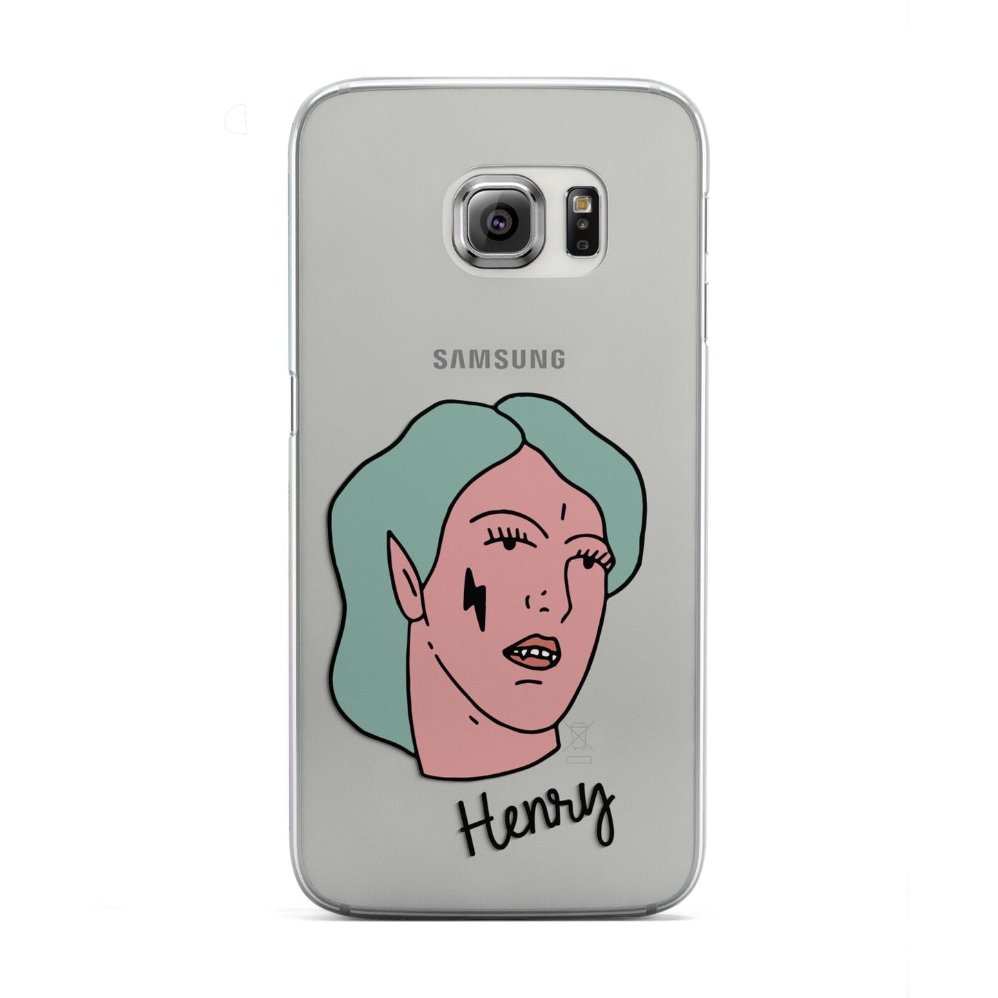 Lightning Fang Face Custom Samsung Galaxy S6 Edge Case
