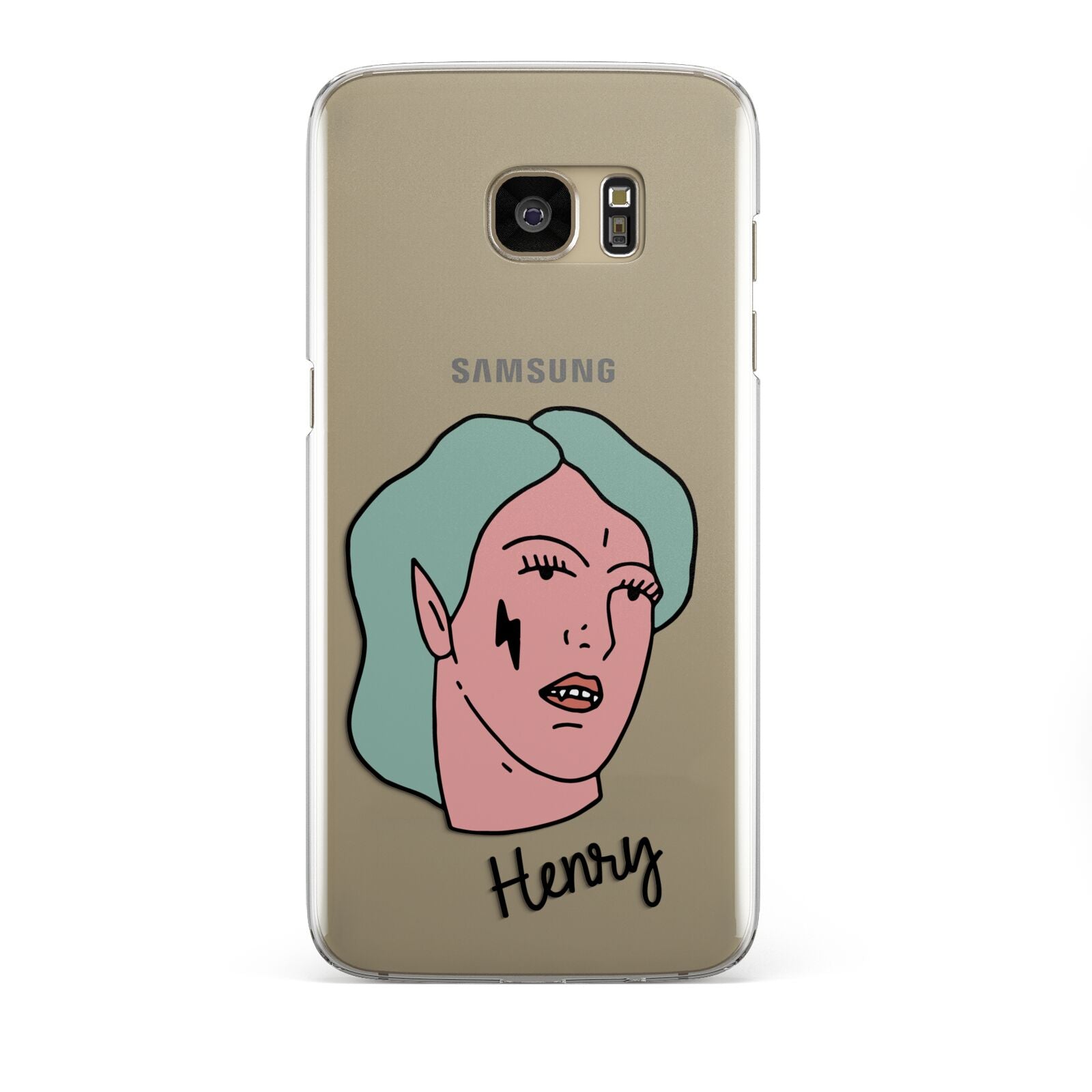 Lightning Fang Face Custom Samsung Galaxy S7 Edge Case