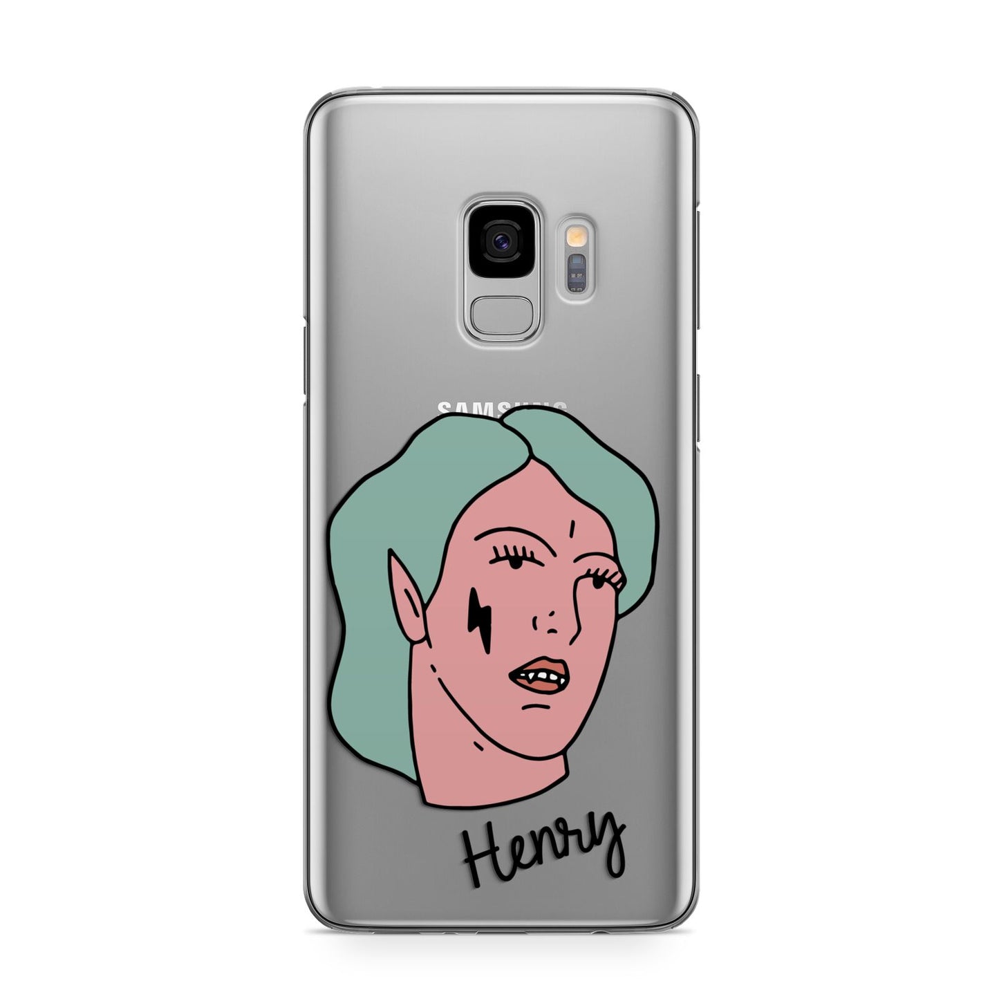 Lightning Fang Face Custom Samsung Galaxy S9 Case
