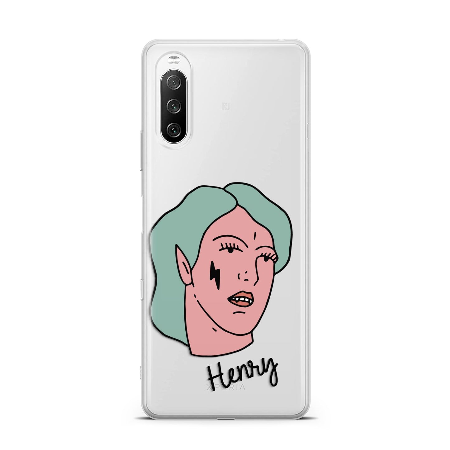 Lightning Fang Face Custom Sony Xperia 10 III Case
