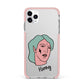 Lightning Fang Face Custom iPhone 11 Pro Max Impact Pink Edge Case